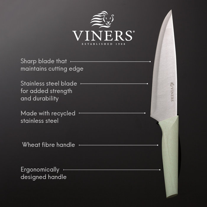 Viners 6 Piece Stainless Steel Knife Block Set & Reviews Wayfair